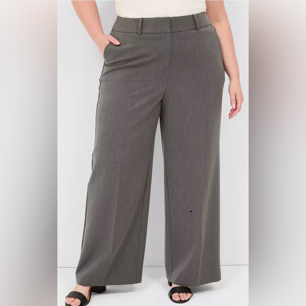 FREE!! Lane Bryant Perfect Drape High-Rise Wide Leg Pant